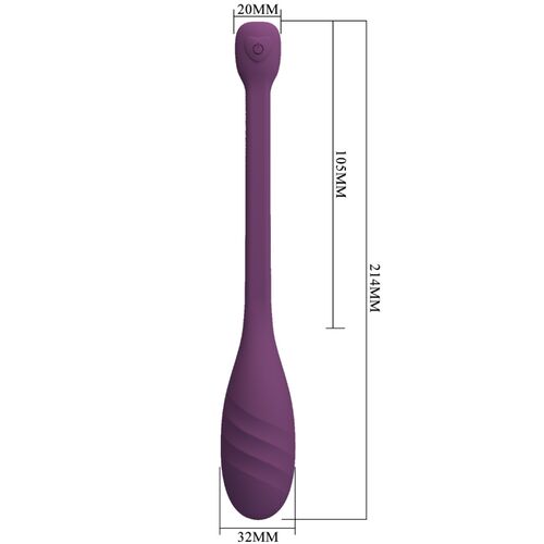 PRETTY LOVE -  app-gestuurd vibrator paars