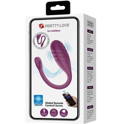 PRETTY LOVE -  app-gestuurd vibrator paars
