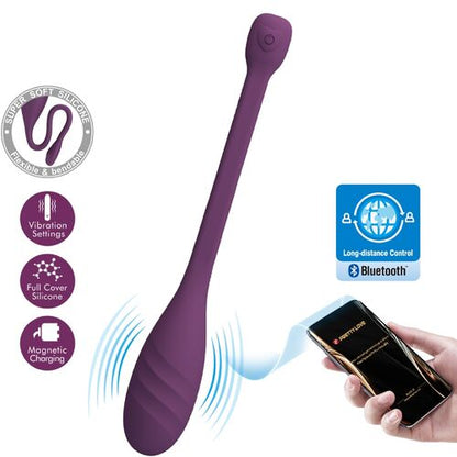 PRETTY LOVE -  app-gestuurd vibrator paars