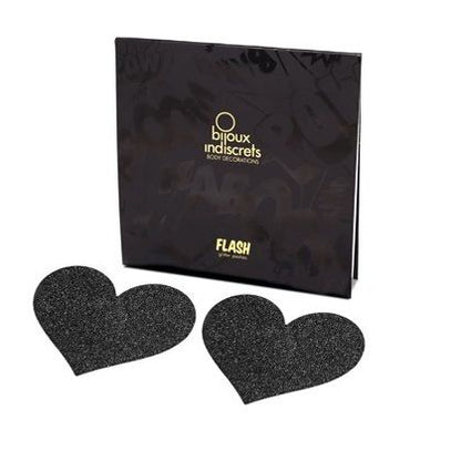 BIJOUX - INDISCRETS FLASH ZWARTE HART TEPELSNIJDING