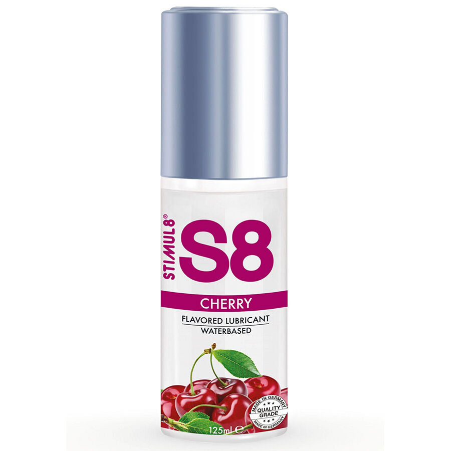 s8 waterbased flavored lubricant – waterbasisgel met cherry smaak 125 m