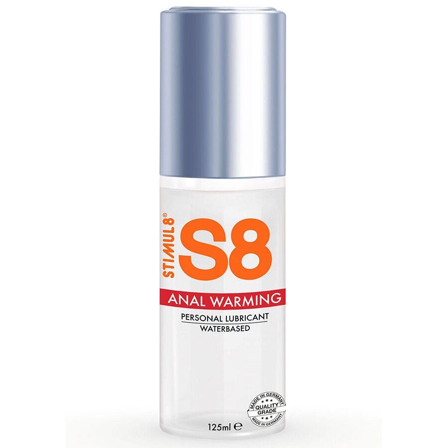 S8 Waterbased Warming Lubricant – Natuurlijke, langdurige glijkracht  125 ML