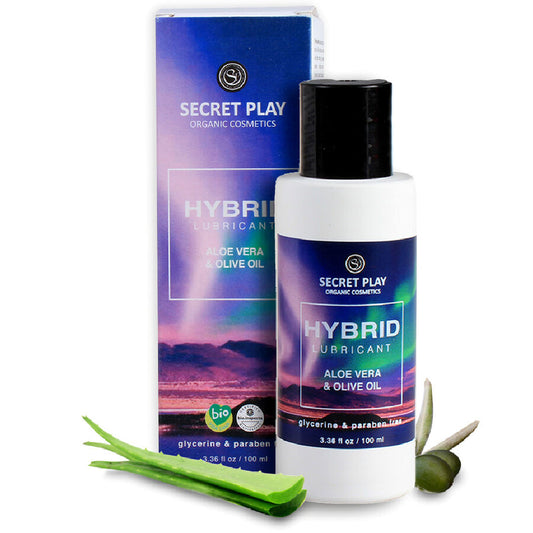 Secretplay Organic Hybrid Glijmiddel – Natuurlijke Hydraterende Formule 100 m