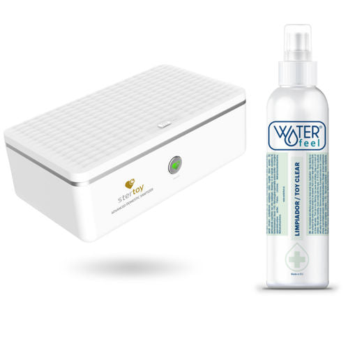 Stertoy UV Sterilisatiebox + Waterfeel Toy Cleaner Spray 150 ml (Set)