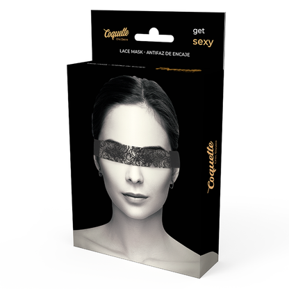 COQUETTE CHIC DESIRE - KANTENMASKER ZWART