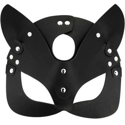COQUETTE CHIC DESIRE - VEGAN LEDEREN MASKER MET KONIJNENOREN