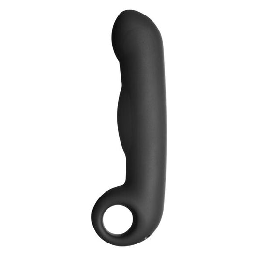 ELECTRASTIM - OVIDE SILICONEN ZWARTE DILDO