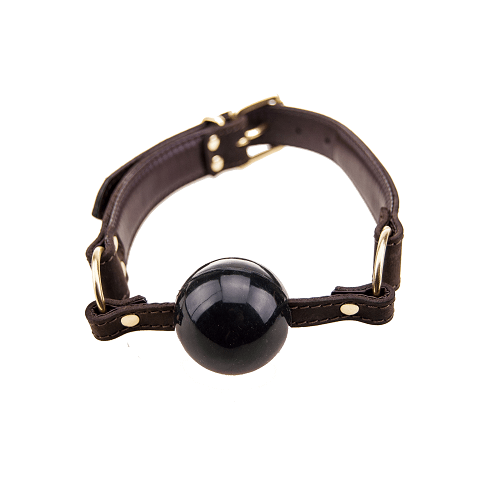 Balknevel Nubuck Leather Solid Ball Gag