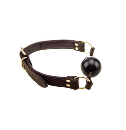 Balknevel Nubuck Leather Solid Ball Gag