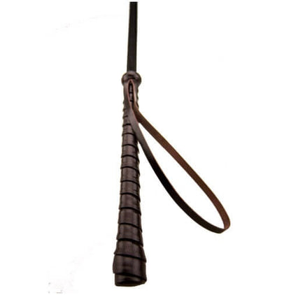 zweep Nubuck lederen hartvormige crop