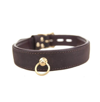 Halsband nubuckleren choker met 'O'-ring