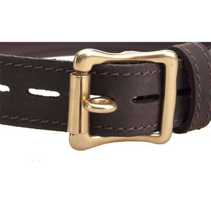 Halsband nubuckleren choker met 'O'-ring