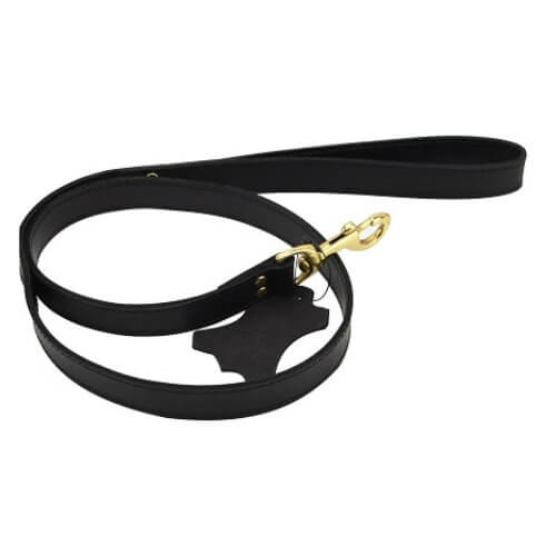Lederen riem Noir Nubuck