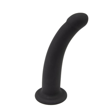 gebogen 12,8 cm siliconen dildo met zuignap