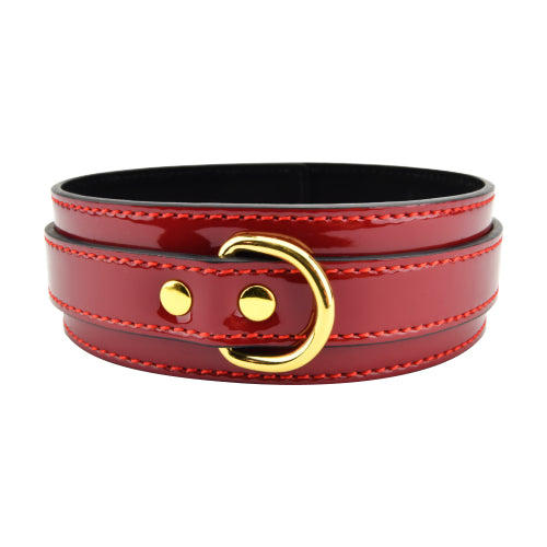 Halsband rode bondagekraag